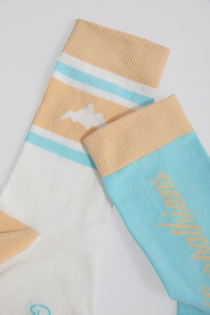 

Бавовняні шкарпетки з гірськолижним принтом