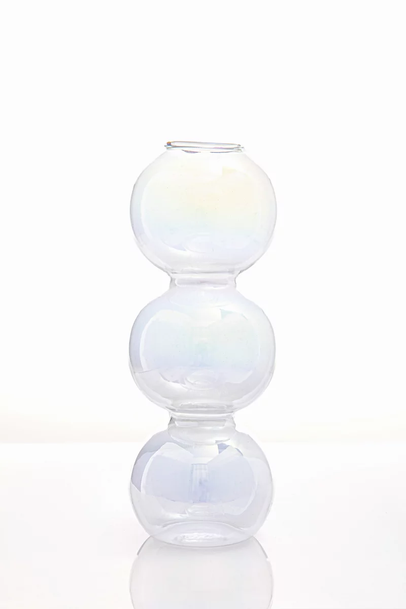 Стеклянный подсвечник в форме сфер Стеклянный подсвечник в форме сфер фотография 1