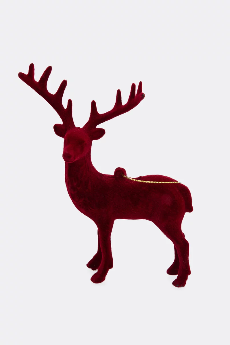 Набор из 4х елочных игрушек с флоковым напылением Набор из 4х елочных игрушек с флоковым напылением фотография 3