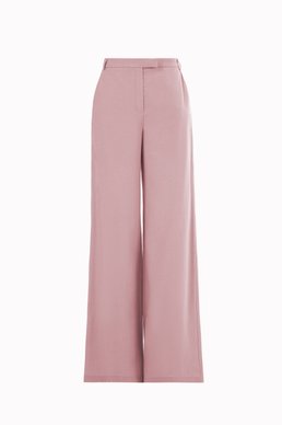Pink high-waisted palazzo pants