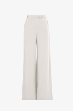 Milky high-waisted palazzo pants