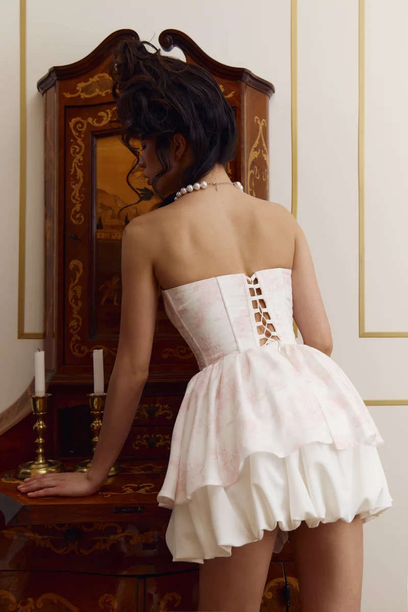 Комплект из корсета и юбки мини Petit фотография 5