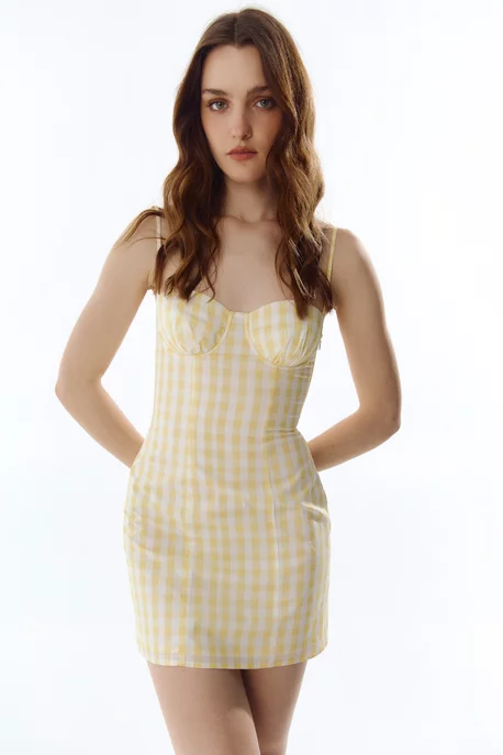 sachin and babi light blue dress Women's Yellow Designer Cocktail Dresses main image 0