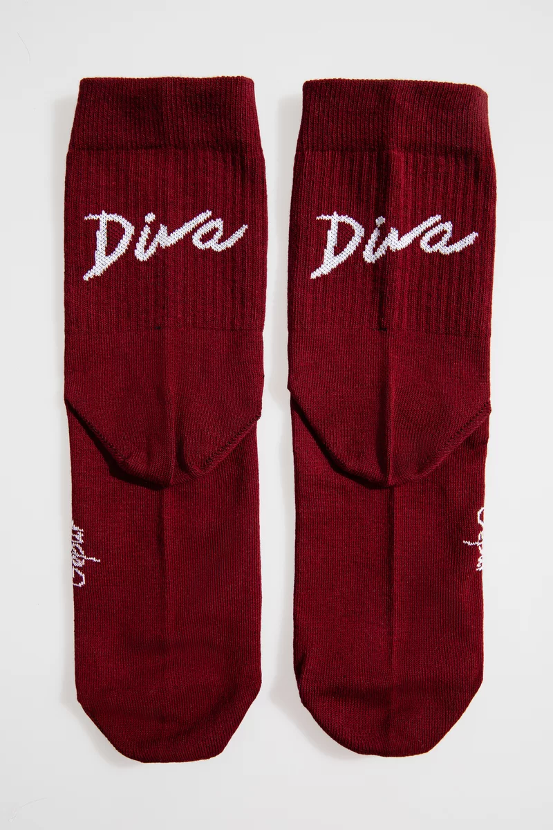 Набор из шелковой резинки для волос и носков DIVA фотография 4