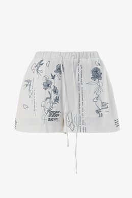 Молочные сатиновые шорты Душа