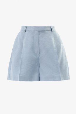 Блакитні шорти з високою талією