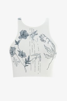 Молочный кроп-топ Душа