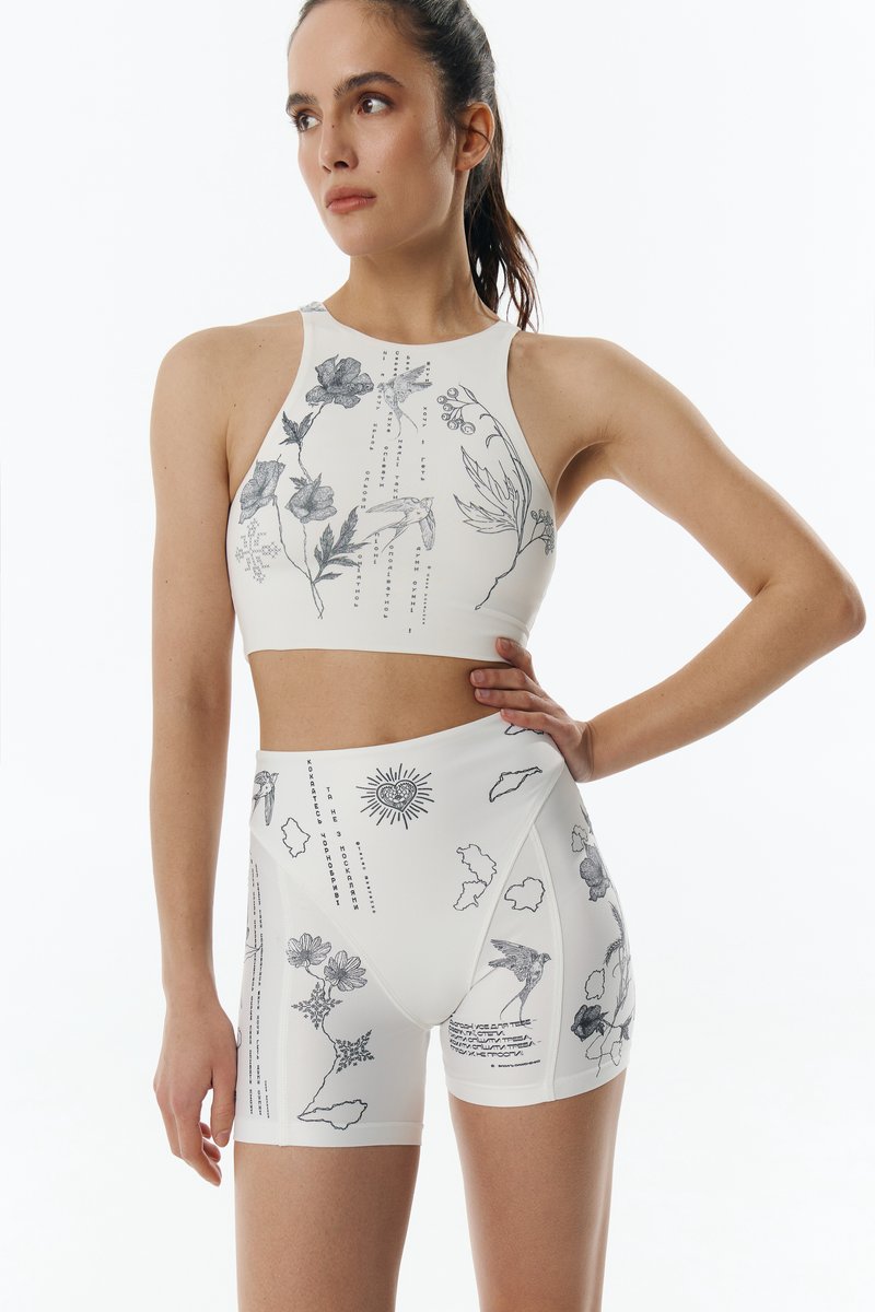 Молочный кроп-топ Душа фотография 1