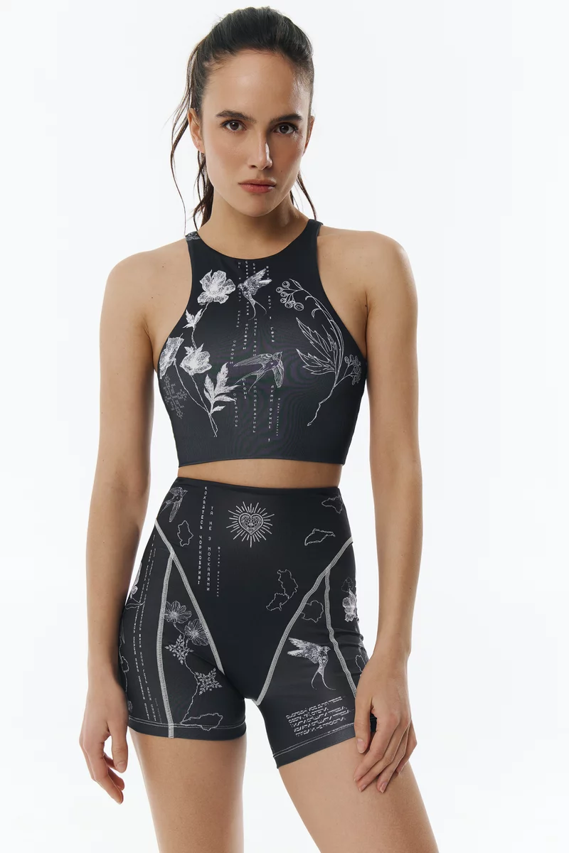 Черные велосипедные шорты Душа фотография 2