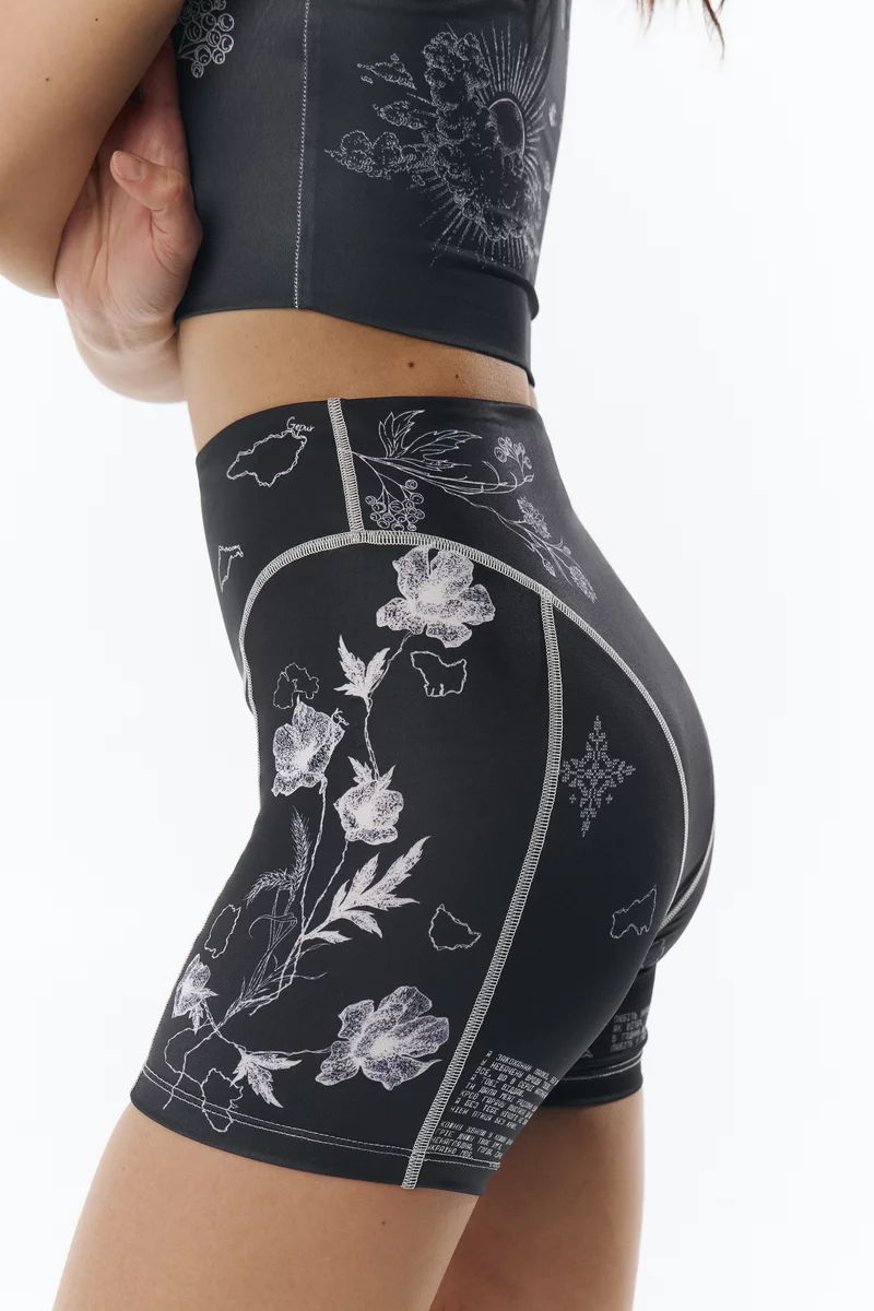 Черные велосипедные шорты Душа фотография 4