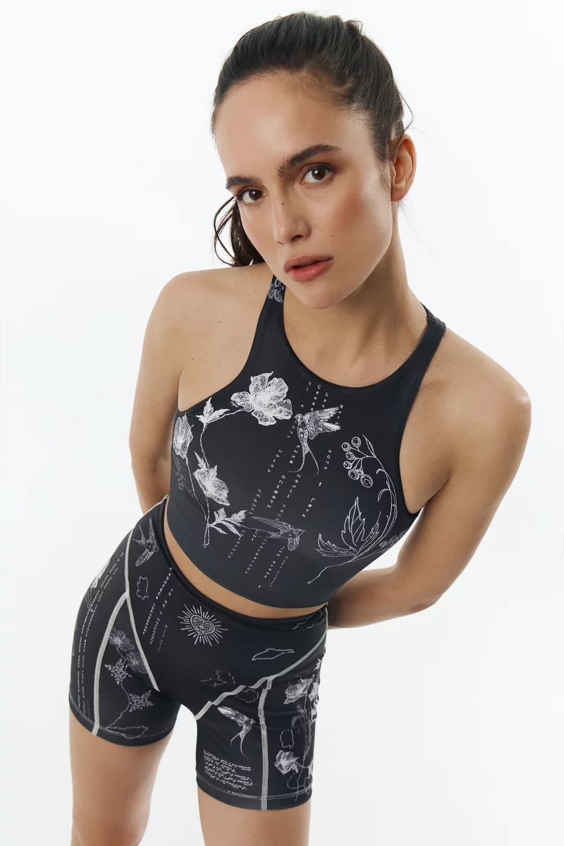 Черные велосипедные шорты Душа фотография 5