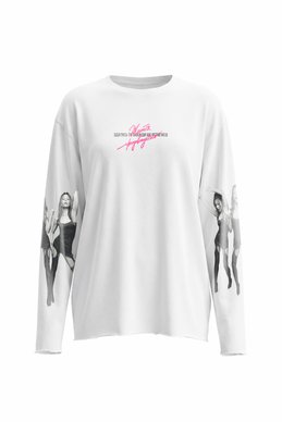 Молочный лонгслив TINA KAROL X GEPUR