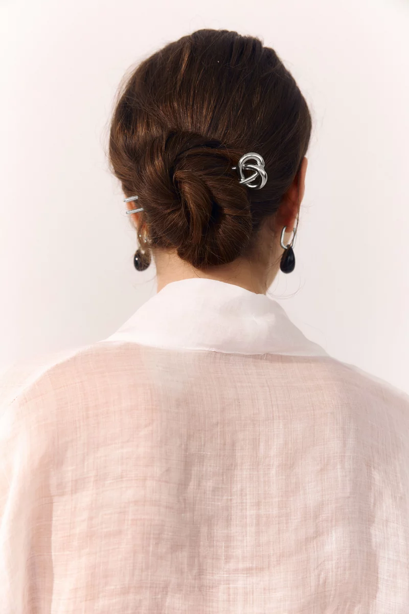 Silver hairpin photo 1