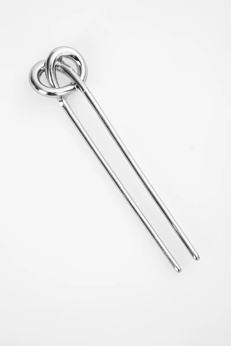 Silver hairpin photo 3