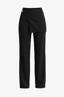 Black pants with peplum