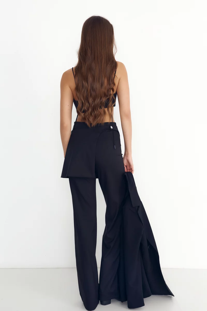 Black pants with peplum photo 5